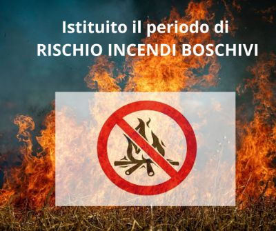 Dichiarazione dello stato massima pericolosità per gli incendi boschivi